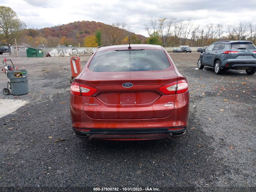 2014 Ford Fusion Se VIN: 3FA6P0H91ER243676 Lot: 37930782