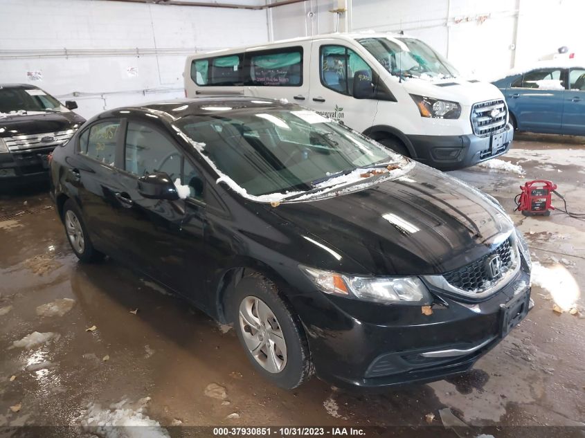 2013 Honda Civic Sdn Lx VIN: 2HGFB2F57DH572494 Lot: 37930851