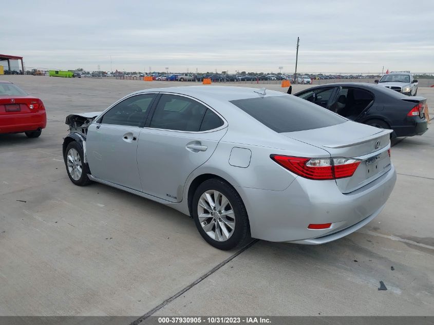 2013 Lexus Es 300H Hybrid VIN: JTHBW1GG3D2003841 Lot: 37930905