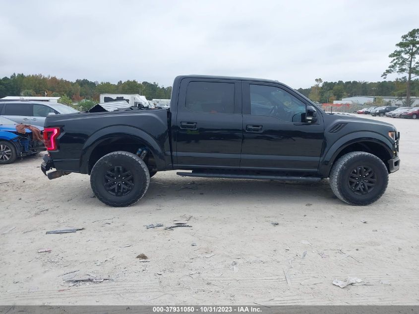 2017 Ford F-150 Raptor VIN: 1FTFW1RG8HFB61154 Lot: 37931050