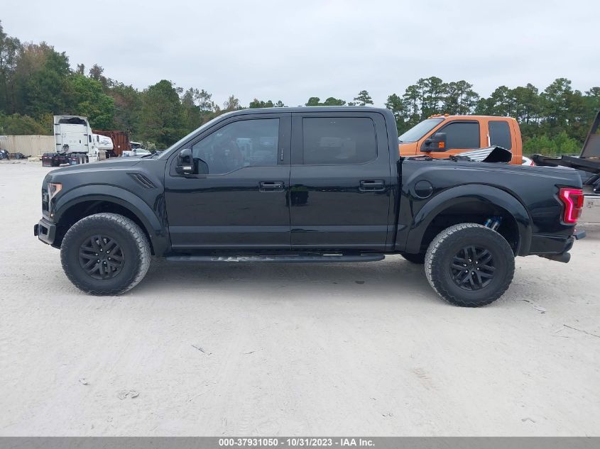 2017 Ford F-150 Raptor VIN: 1FTFW1RG8HFB61154 Lot: 37931050