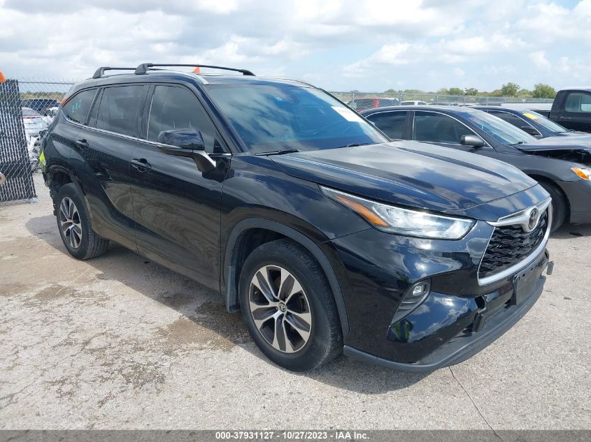 2020 Toyota Highlander Xle VIN: 5TDGZRAH7LS504558 Lot: 37931127