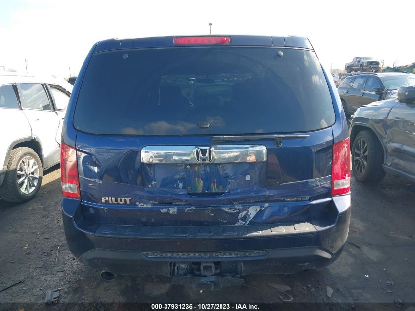 5FNYF4H4XFB008214 2015 Honda Pilot Ex