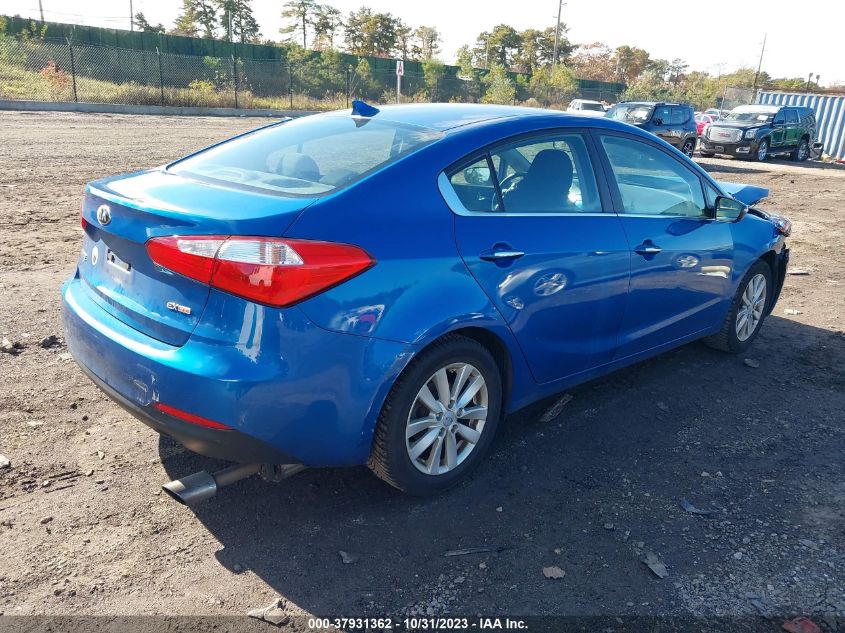 2014 Kia Forte Ex VIN: KNAFX4A82E5119743 Lot: 37931362