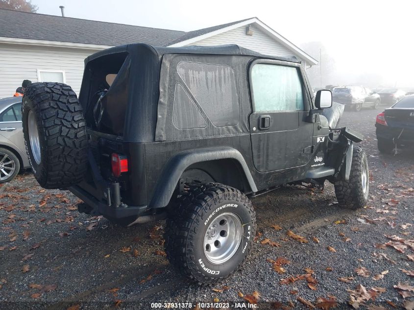 2004 Jeep Wrangler X VIN: 1J4FA39S74P702059 Lot: 37931378