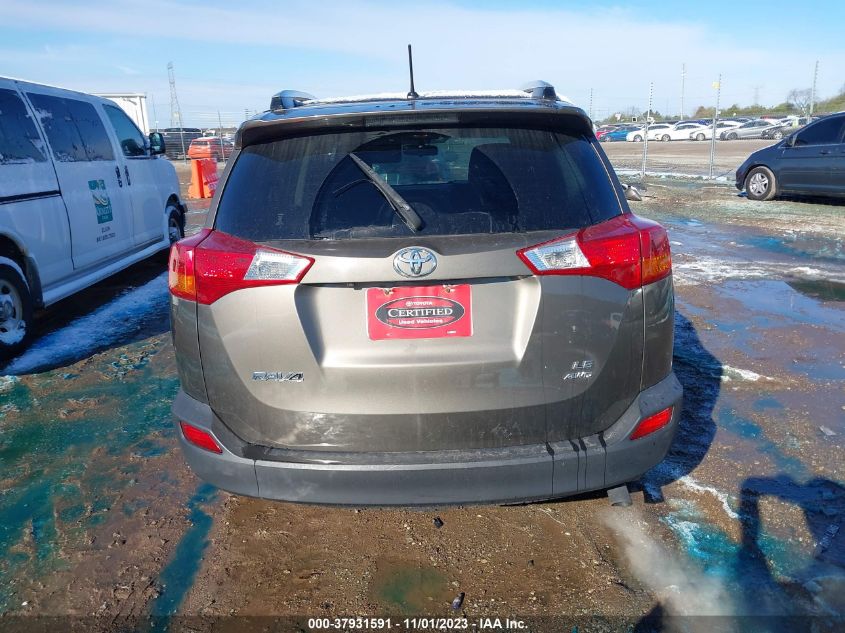 2015 Toyota Rav4 Le VIN: JTMBFREV8FD123515 Lot: 37931591