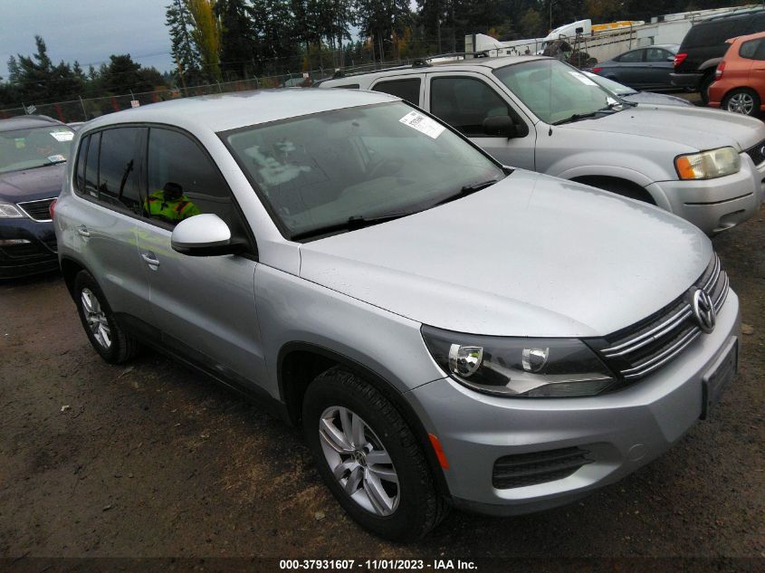 2013 Volkswagen Tiguan S VIN: WVGAV3AX1DW568842 Lot: 37931607