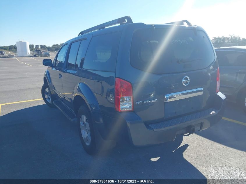 2007 Nissan Pathfinder S VIN: 5N1AR18U37C633622 Lot: 37931636