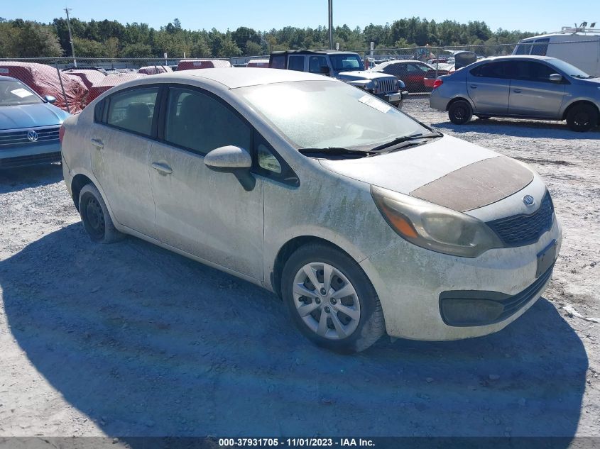 2013 Kia Rio Lx VIN: KNADM4A37D6242032 Lot: 37931705