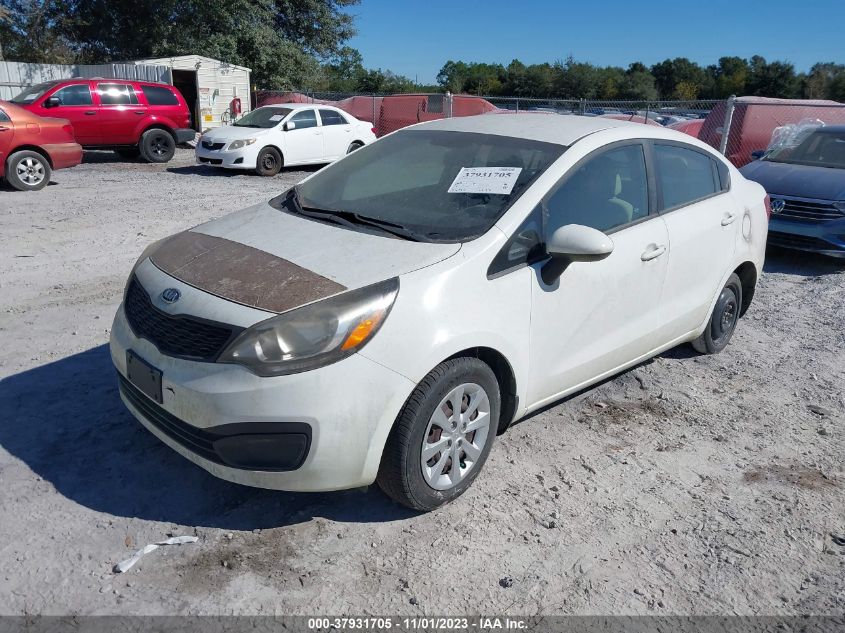 2013 Kia Rio Lx VIN: KNADM4A37D6242032 Lot: 37931705