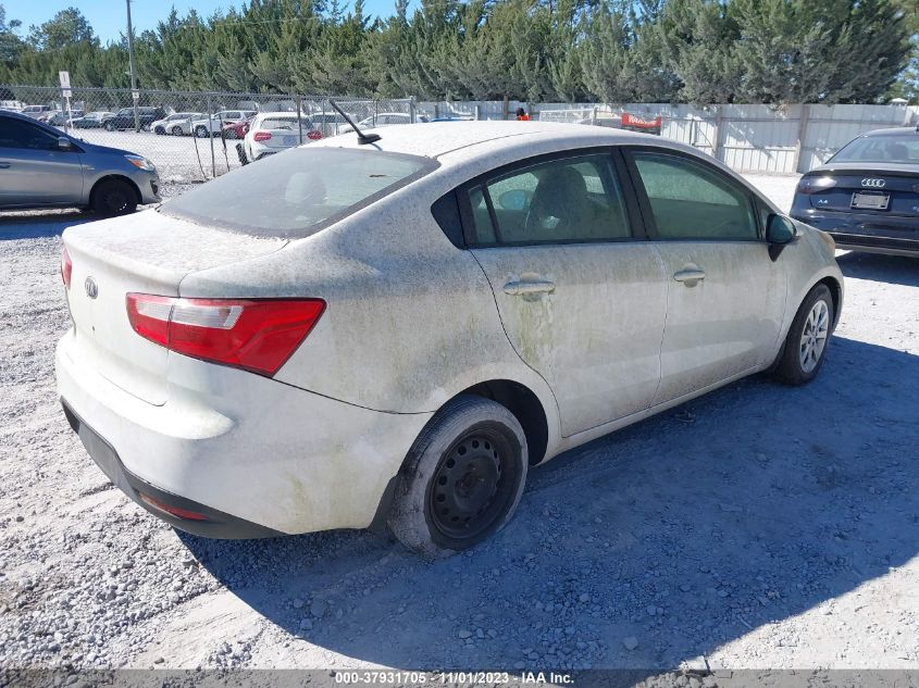 2013 Kia Rio Lx VIN: KNADM4A37D6242032 Lot: 37931705