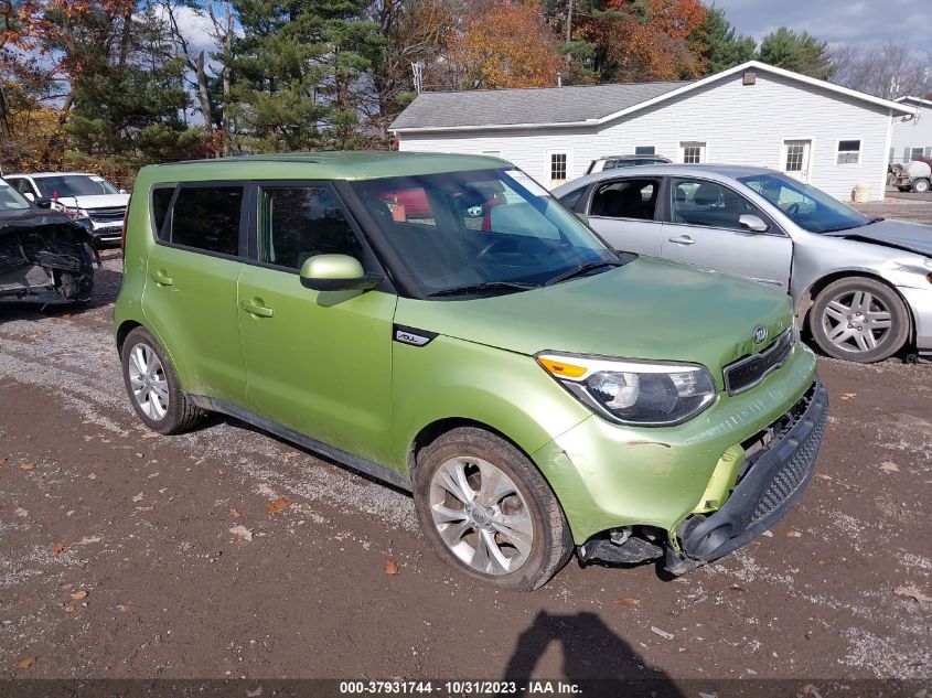 2015 Kia Soul + VIN: KNDJP3A57F7764519 Lot: 37931744