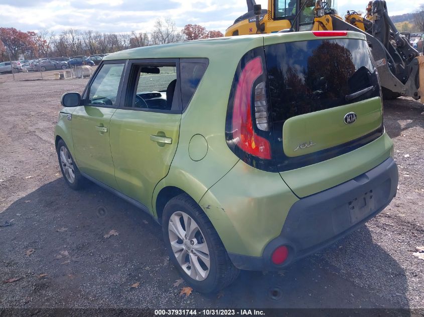 2015 Kia Soul + VIN: KNDJP3A57F7764519 Lot: 37931744