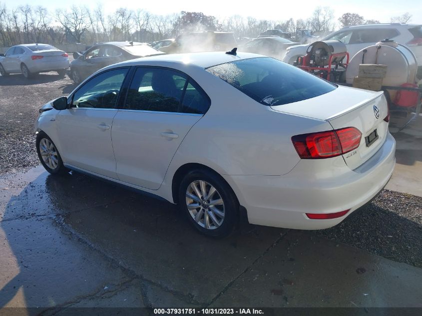 2014 Volkswagen Jetta Sedan Hybrid Se VIN: 3VW637AJ2EM211400 Lot: 37931751