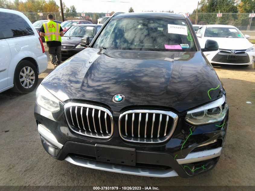 2019 BMW X3 Sdrive30I VIN: 5UXTR7C57KLR45823 Lot: 37931979