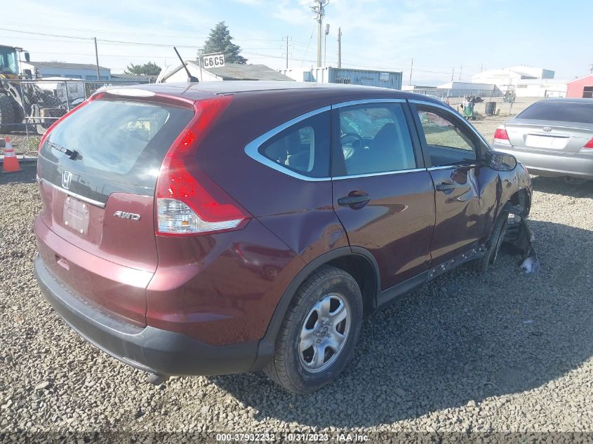 2014 Honda Cr-V Lx VIN: 5J6RM4H31EL031789 Lot: 37932232