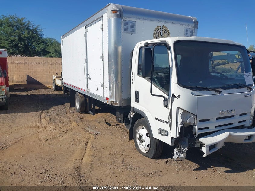 2015 Isuzu Npr Hd Reg white van gasoline 54DC4W1B1FS806076 photo #1