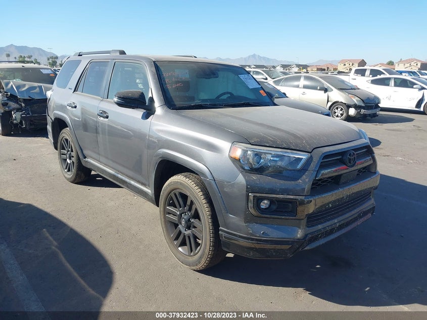 2021 Toyota 4Runner Nightshade VIN: JTEJU5JR5M5908757 Lot: 37932423