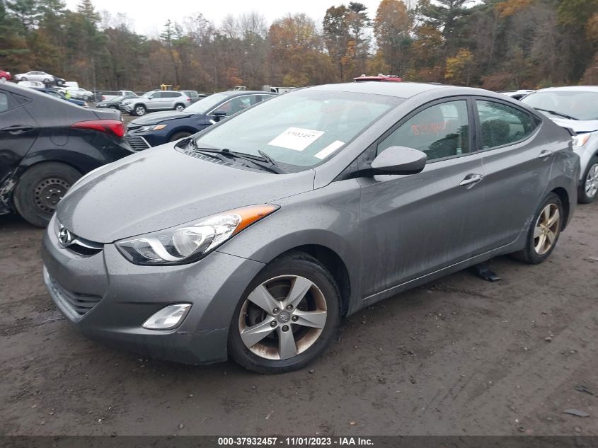 2013 Hyundai Elantra Gls Pzev VIN: 5NPDH4AE0DH388299 Lot: 37932457