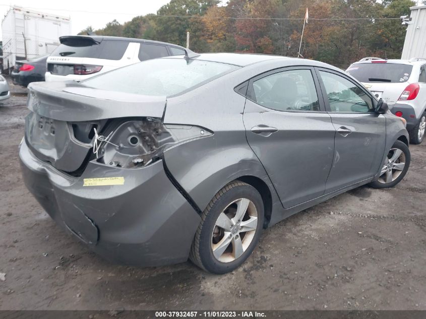 2013 Hyundai Elantra Gls Pzev VIN: 5NPDH4AE0DH388299 Lot: 37932457