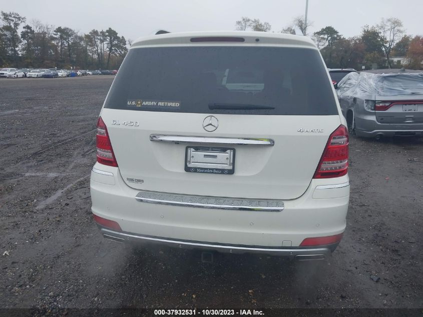 2012 Mercedes-Benz Gl-Class Gl 450 VIN: 4JGBF7BE0CA766815 Lot: 37932531