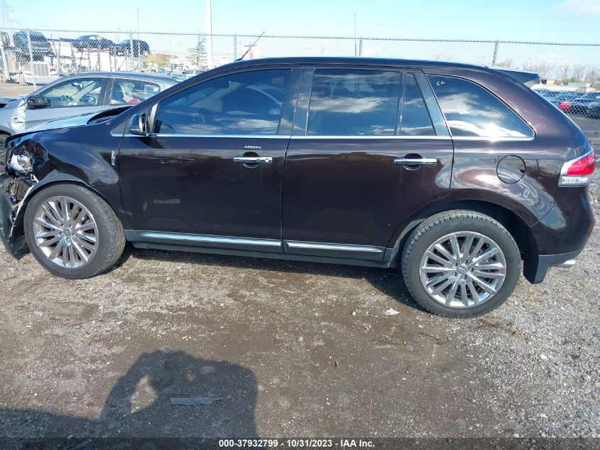 2013 Lincoln Mkx VIN: 2LMDJ8JK2DBL24763 Lot: 37932799