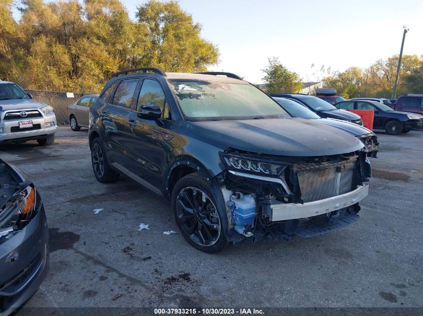 2022 Kia Sorento X-Line Ex VIN: 5XYRHDLF1NG103078 Lot: 37933215