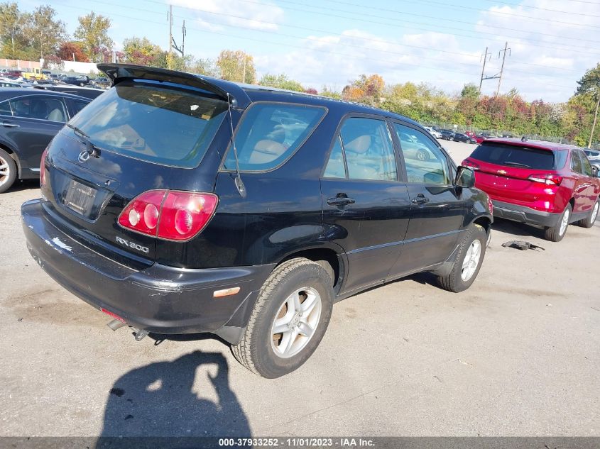 2000 Lexus Rx 300 VIN: JT6HF10U3Y0139066 Lot: 37933252