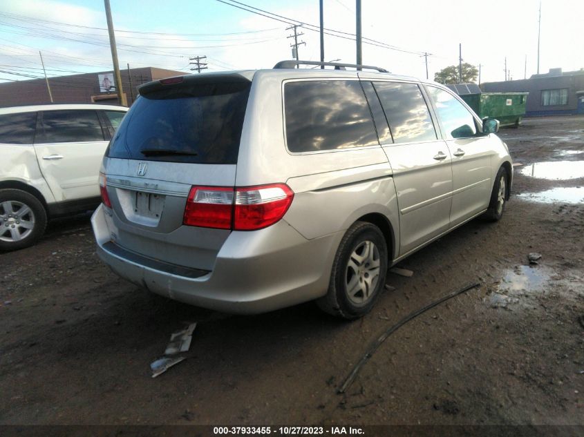 2007 Honda Odyssey Ex-L VIN: 5FNRL38727B403314 Lot: 37933455