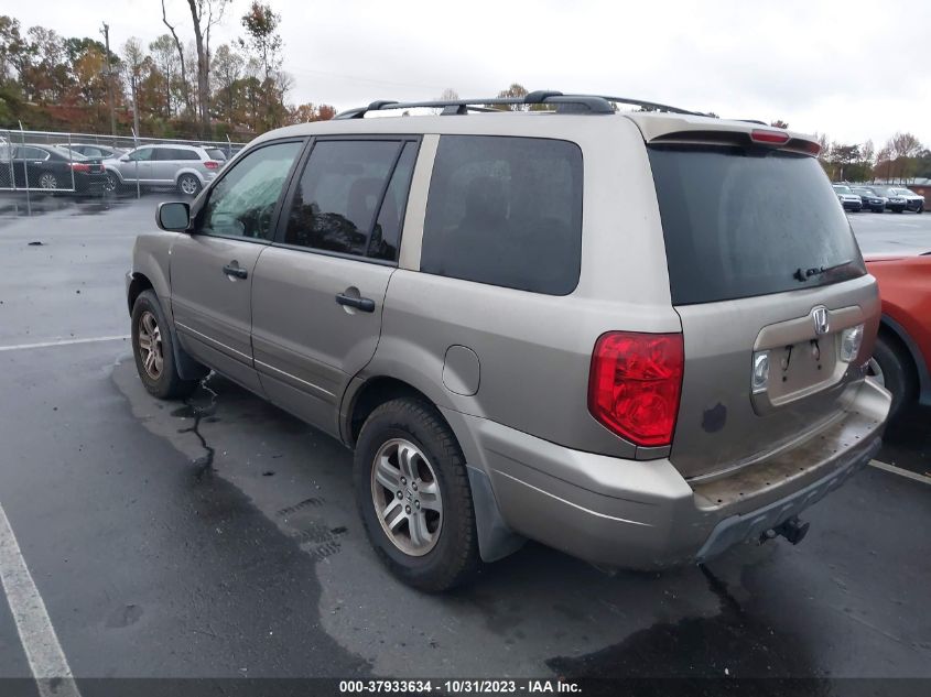 2003 Honda Pilot Ex VIN: 2HKYF18523H559290 Lot: 37933634