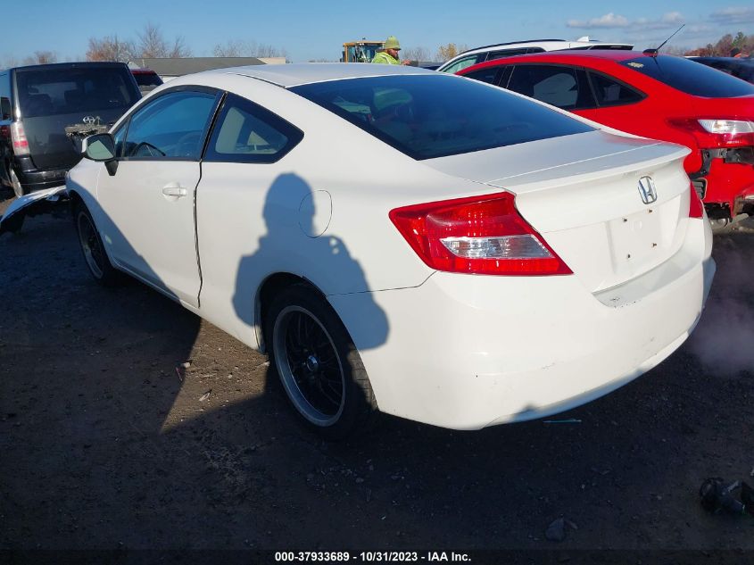 2012 Honda Civic Cpe Lx VIN: 2HGFG3B52CH541102 Lot: 37933689