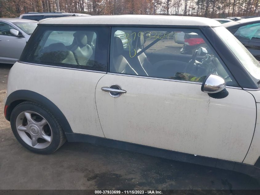 2004 Mini Cooper VIN: WMWRC33404TJ60170 Lot: 37933699