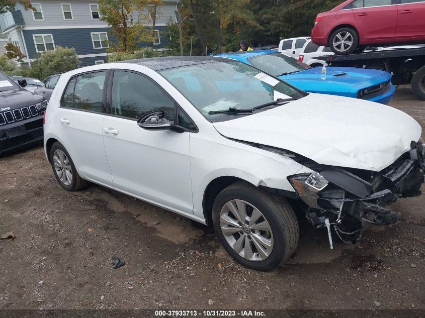 2019 Volkswagen Golf S/Se VIN: 3VWG57AU0KM024967 Lot: 37933713