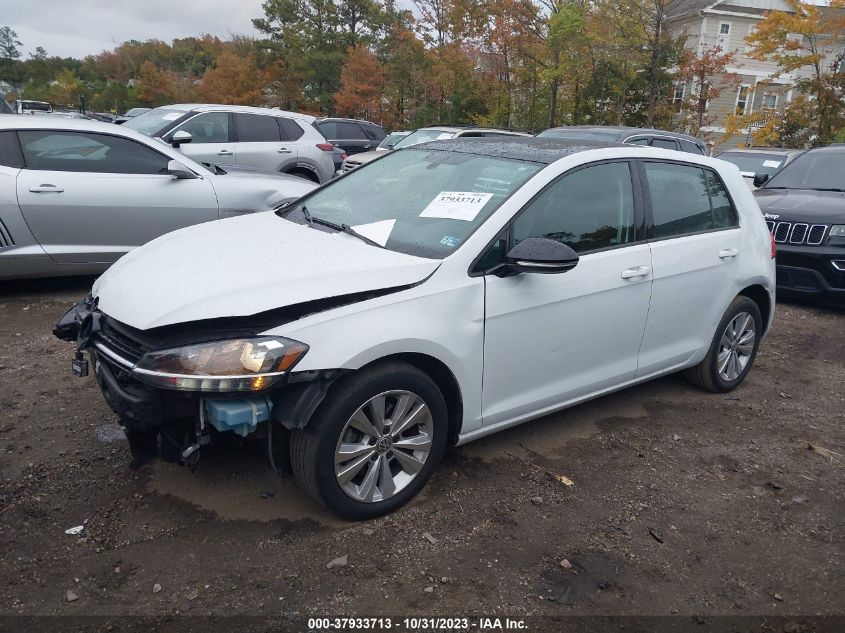 2019 Volkswagen Golf S/Se VIN: 3VWG57AU0KM024967 Lot: 37933713