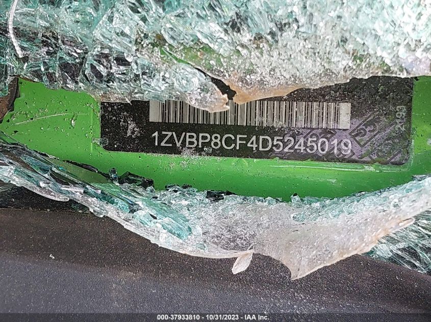 2013 Ford Mustang Gt VIN: 1ZVBP8CF4D5245019 Lot: 37933810
