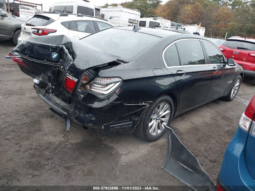 2013 BMW 740Li xDrive VIN: WBAYF4C55DD127466 Lot: 37933896