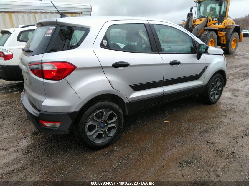 2021 Ford Ecosport S VIN: MAJ3S2FE1MC398979 Lot: 37934097