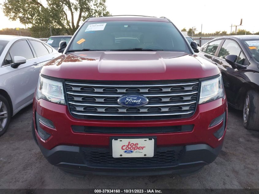 2016 Ford Explorer Base VIN: 1FM5K7BH7GGC81853 Lot: 37934160