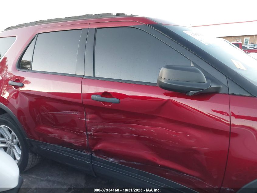 2016 Ford Explorer Base VIN: 1FM5K7BH7GGC81853 Lot: 37934160