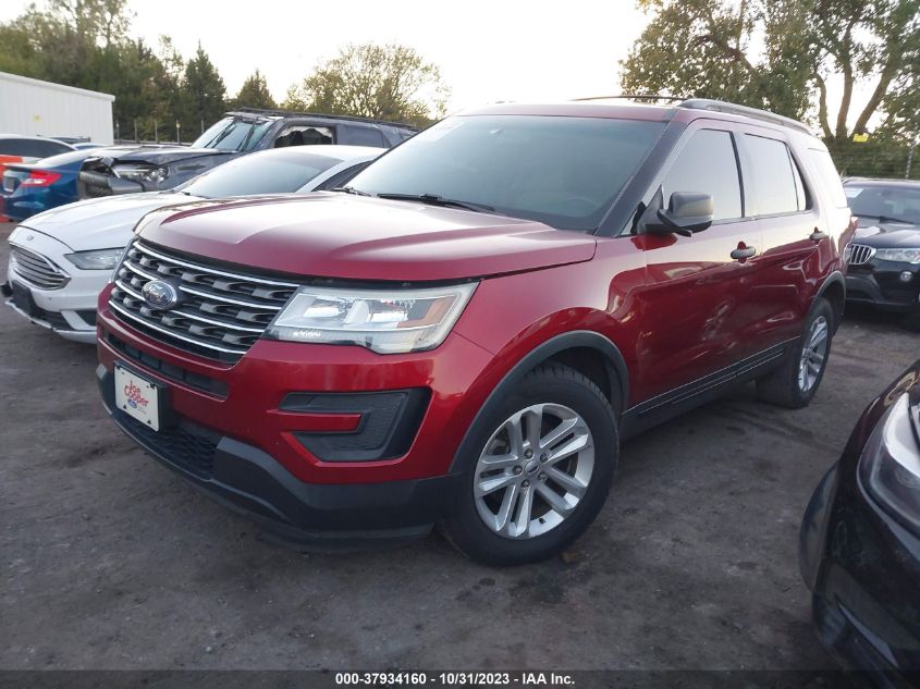 2016 Ford Explorer Base VIN: 1FM5K7BH7GGC81853 Lot: 37934160