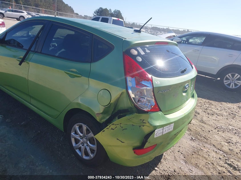 2012 Hyundai Accent Gs VIN: KMHCT5AE4CU012740 Lot: 37934243