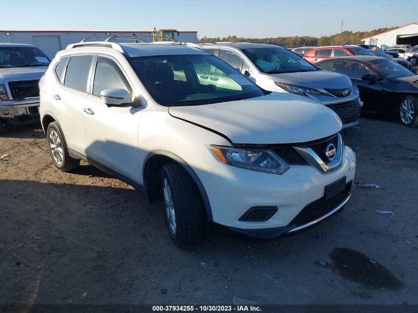 2016 Nissan Rogue Sv VIN: KNMAT2MV1GP701547 Lot: 37934255