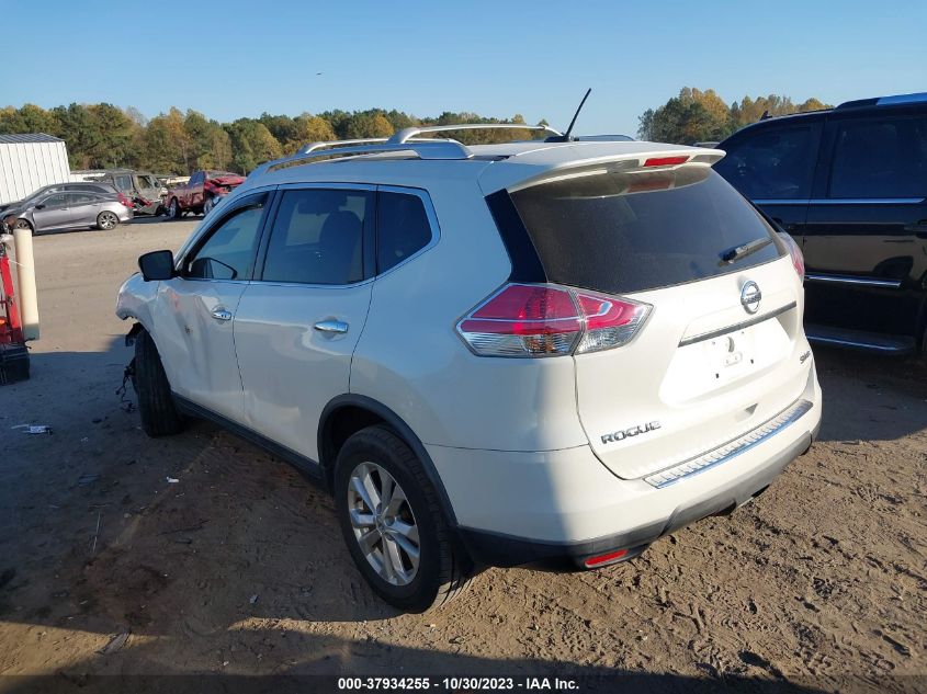 2016 Nissan Rogue Sv VIN: KNMAT2MV1GP701547 Lot: 37934255