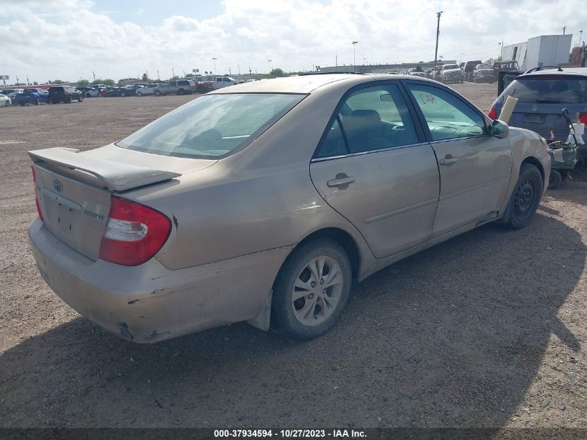 2002 Toyota Camry Le VIN: 4T1BE32K02U086816 Lot: 37934594