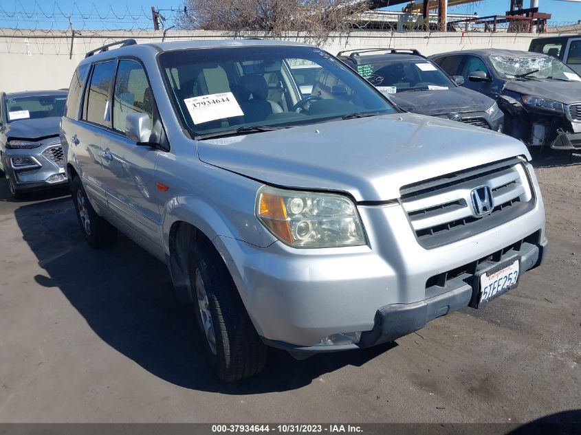 2006 Honda Pilot Ex-L With Res VIN: 5FNYF286X6B021888 Lot: 37934644