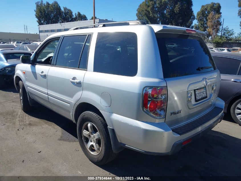 2006 Honda Pilot Ex-L With Res VIN: 5FNYF286X6B021888 Lot: 37934644