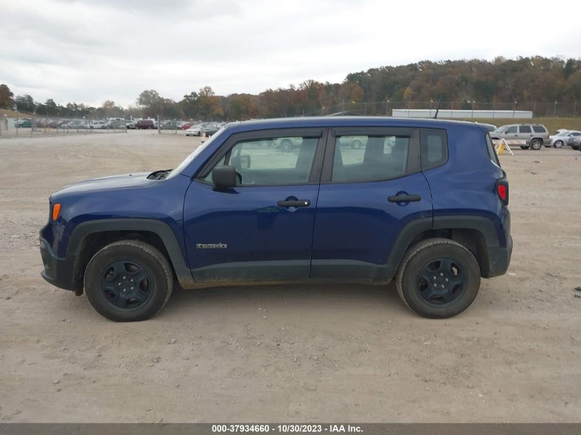 2018 Jeep Renegade Sport VIN: ZACCJBABXJPJ45917 Lot: 37934660
