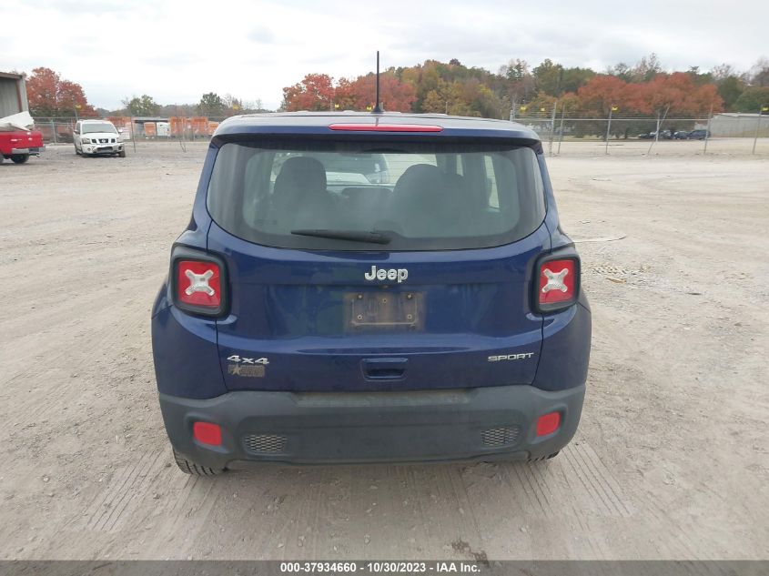 2018 Jeep Renegade Sport VIN: ZACCJBABXJPJ45917 Lot: 37934660