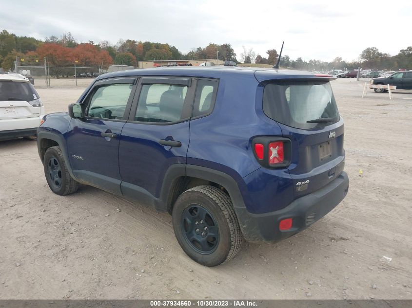 2018 Jeep Renegade Sport VIN: ZACCJBABXJPJ45917 Lot: 37934660