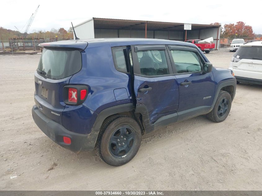 2018 Jeep Renegade Sport VIN: ZACCJBABXJPJ45917 Lot: 37934660